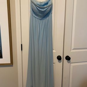 Blue formal gown